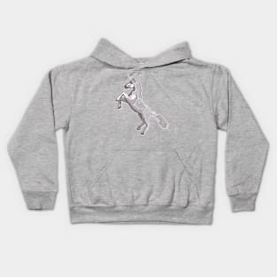 Rearing Unicorn Kids Hoodie